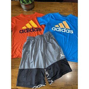 Nike Air Jordan Youth's Shorts Jumpman Basketball Adidas Shirts  Sz 10/12 12/13